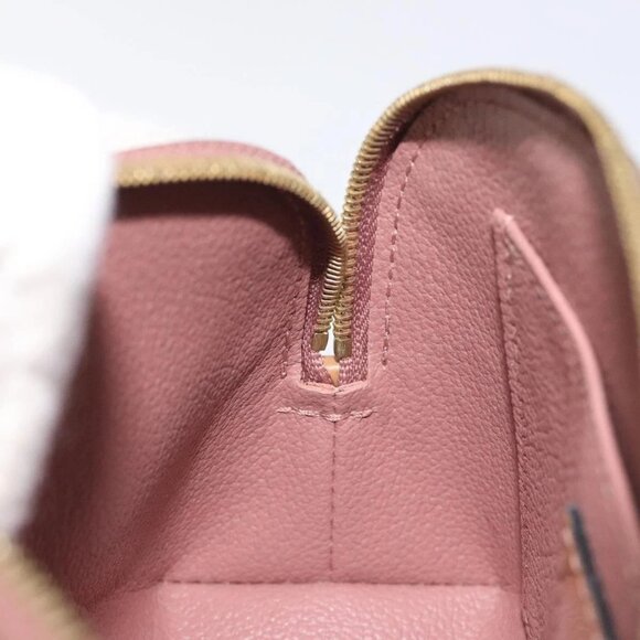 LOUIS VUITTON Vernis Pochette Cosmetic Pouch Rose Angelique M90086 Auth 127637 - Picture 13 of 16